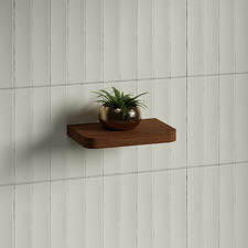Splice Curved Bathroom Shelf