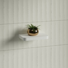 Splice Curved Bathroom Shelf
