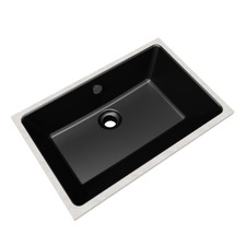 530mm Rectangular Ceramic Undermount Basin with Overflow
