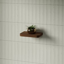 Splice Curved Bathroom Shelf
