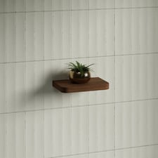 Splice Curved Bathroom Shelf