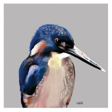 Kingfisher Bunch Printed Wall Art