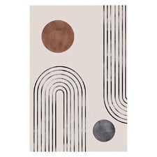 Arches & Buds Printed Wall Art