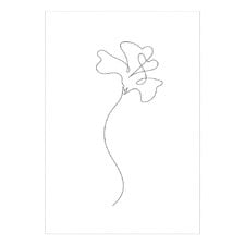 Flower Printed Wall Art