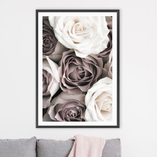 Roses Sepia I Printed Wall Art