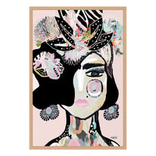 Pastel Frida Printed Wall Art