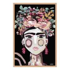 Black Australiana Frida Printed Wall Art