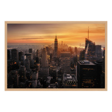 Manhattan's Light Printed Wall Art