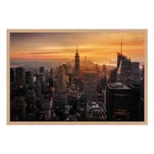 Manhattan's Light Printed Wall Art