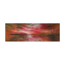 Mahogany Southern Lights Printed Wall Art