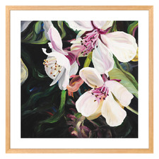 Orange Mexican Blossom Printed Wall Art