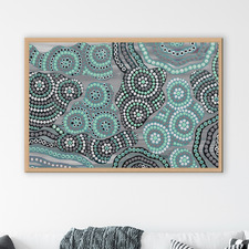 Teal Bahna Gratitude I Canvas Wall Art