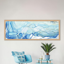 Turtle Waves Canvas Wall Art