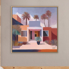 Virtual Tropics Canvas Wall Art