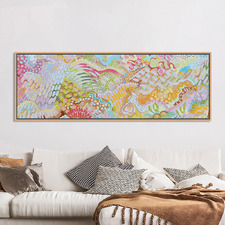 Fairy Floss Land Canvas Wall Art