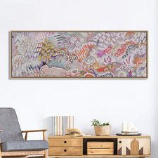 Fairy Floss Mellow Land I Canvas Wall Art