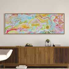Fairy Floss Land I Canvas Wall Art