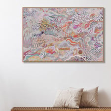 Fairy Floss Mellow Land Canvas Wall Art