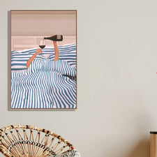 Morning Red Wine Canvas Wall Art