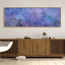 Chromatic Tide Canvas Wall Art