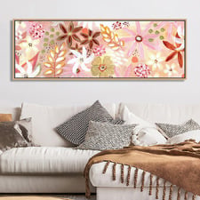 Pink Enchanted Garden II Canvas Wall Art