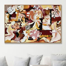 Meandering I Canvas Wall Art