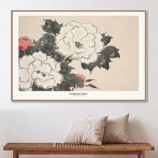 Flowers from Momoyogusa Canvas Wall Art