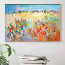 Blossoming with Vibrance Canvas Wall Art