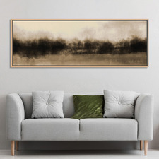 Misty Landscape Reflection Canvas Wall Art