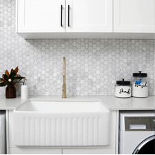 Hampshire 616mm Single Ceramic Farmhouse Sink