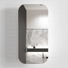 Newport 450mm Mirrored Shaving Cabinet