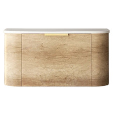 Bondi Wall Hung Single Vanity with Pure White Countertop