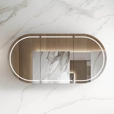Bondi 1800mm LED Mirrored Shaving Cabinet