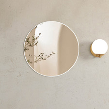 London Round Framed Mirror