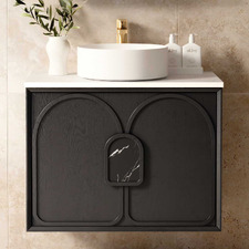 Laguna MKII 750mm Wall Hung Single Vanity with Solid Surface Countertop