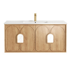Laguna MKII 1200mm Wall Hung Single Vanity with Ceramic Countertop
