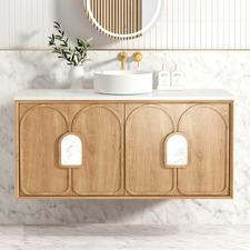 Laguna MKII 1200mm Wall Hung Single Vanity with Solid Surface Countertop
