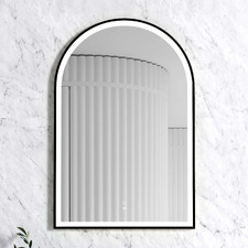 Archie 900 x 600mm Arched LED Bathroom Mirror