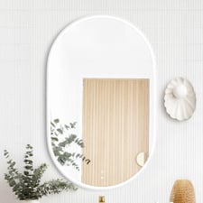 Noosa 900 x 600mm Oval LED Bathroom Mirror