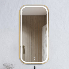 Newport 900 x 450mm Rectangle LED Bathroom Mirror