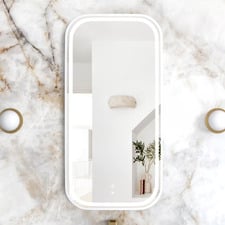 Newport 900 x 450mm Rectangle LED Bathroom Mirror
