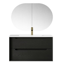Byron 900mm Wall Hung Vanity & Shaving Cabinet Package