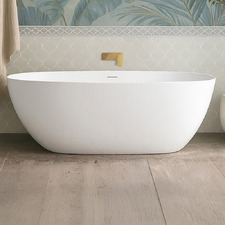 Manolo Acrylic Freestanding Bath with Overflow