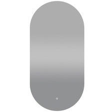 Oval Aluminium LED Mirror