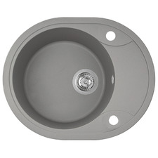 Dafne 470mm Single Granite Composite Kitchen Sink