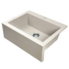 Laveo 580mm Single Granite Composite Kitchen Sink
