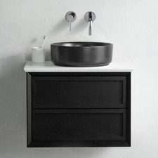 Penley 600mm Wall Hung Single Vanity with Quartz Countertop