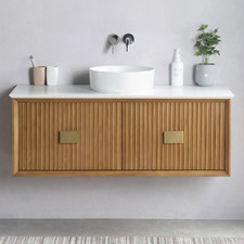 Finola 1200mm Wall Hung Single Vanity with Quartz Countertop