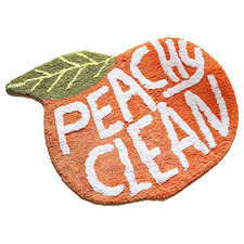 Peach Cotton Bath Mat