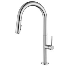 Lyle Brass Pull-Out Kitchen Mixer